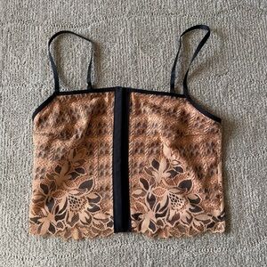 Aerie Corset Cropped Top